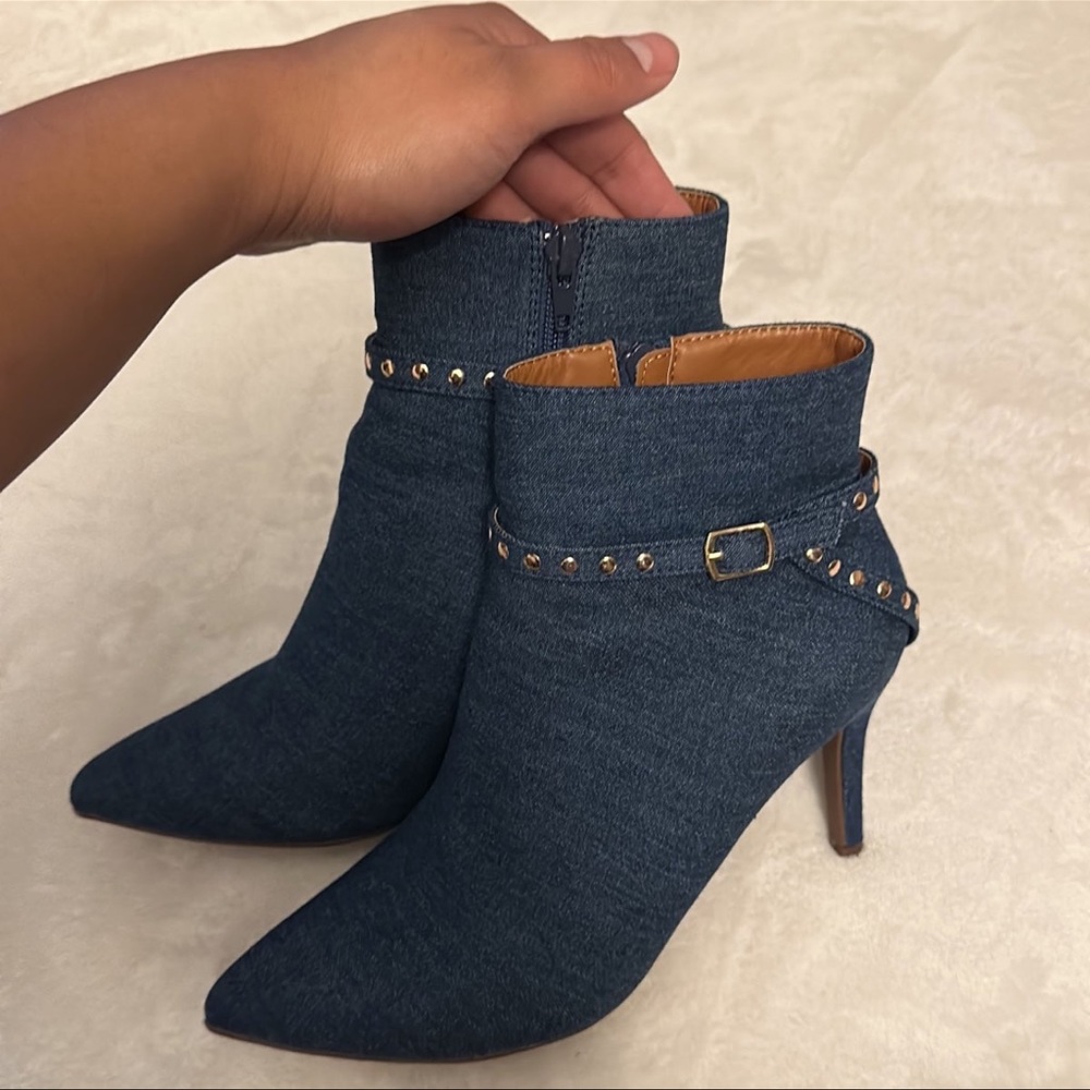 Denim Booties - image 3